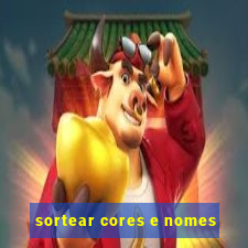 sortear cores e nomes